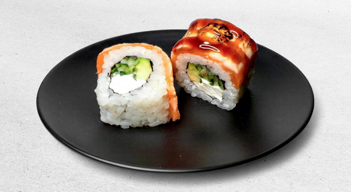 25. Burnt sake roll